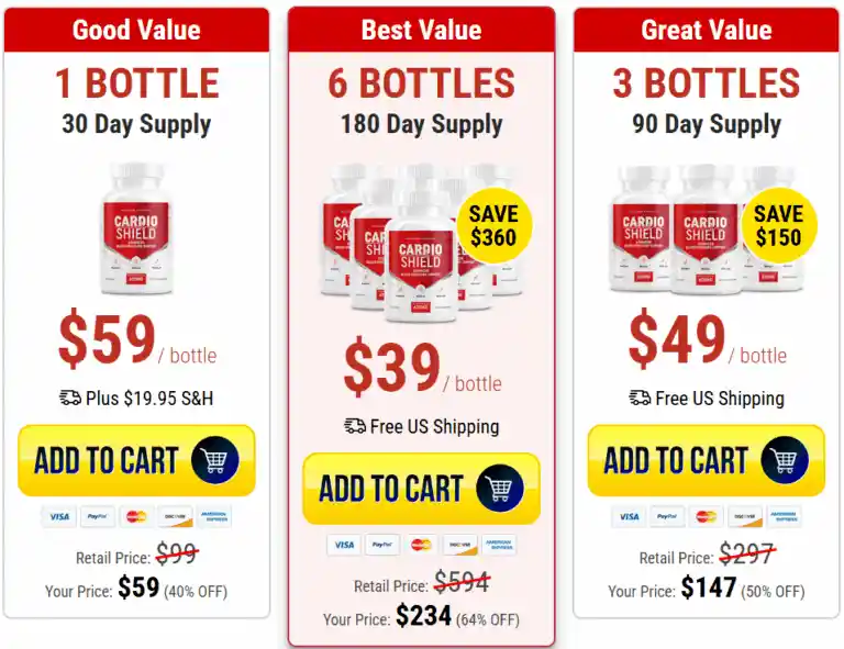 Cardio-Shield-pricing