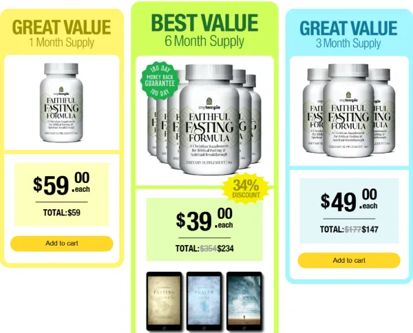 Faithful-Fasting-Formula-Pricing