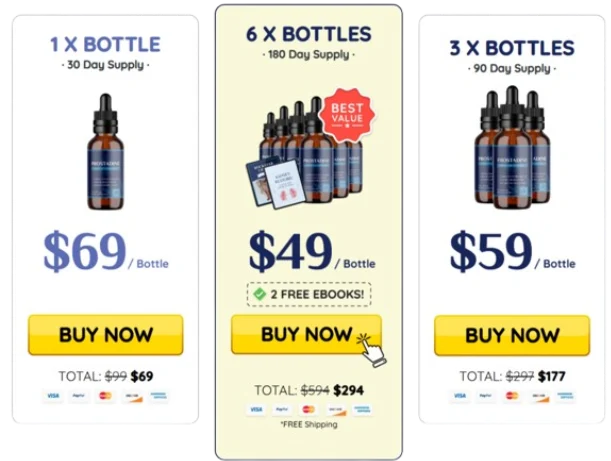 Prostadine-Pricing